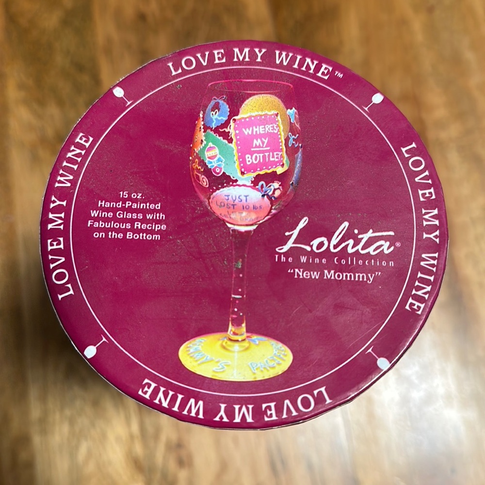 Lolita “New Mommy” Wine Glass